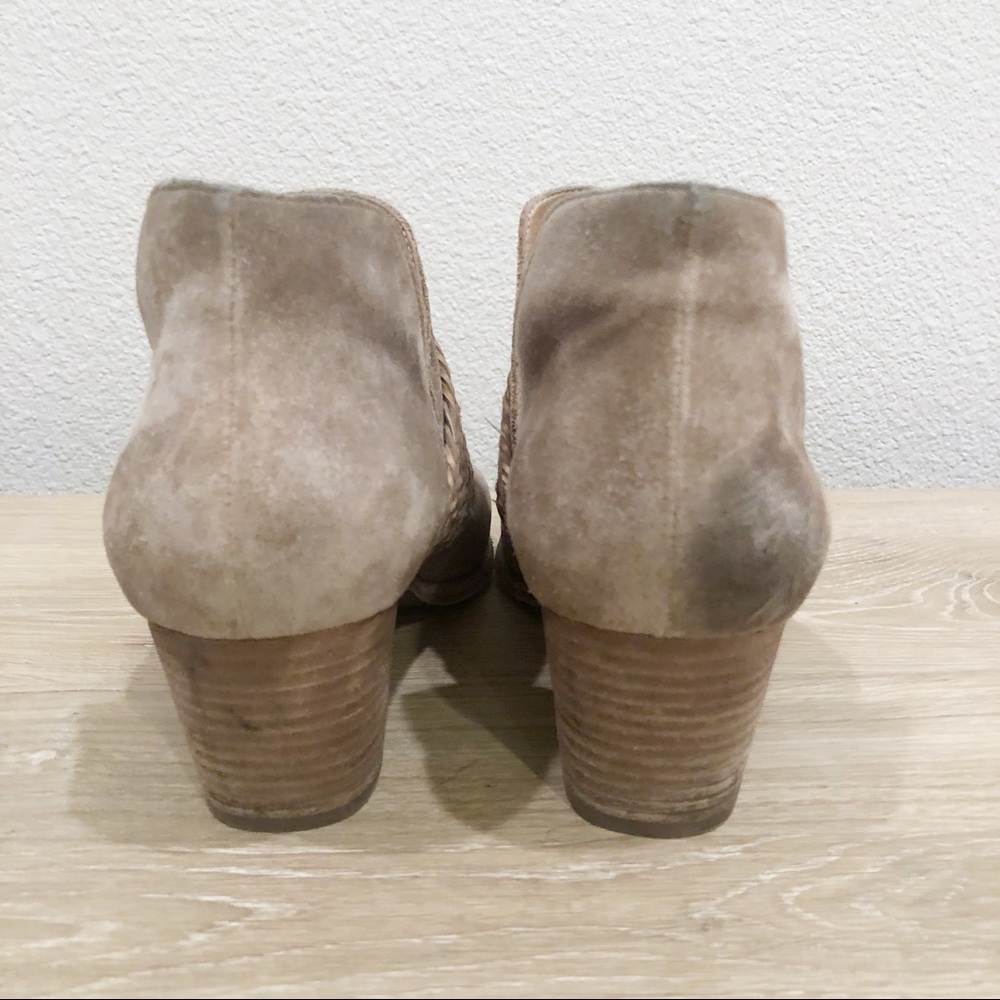 Elaine Turner Suede Leather Ankle Boots 9.5 - Picture 7 of 8